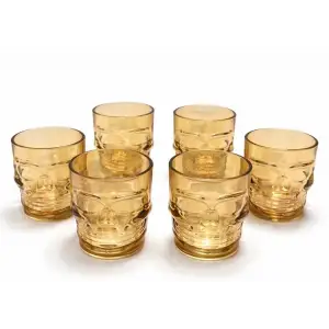 6lı Cam Kurukafa Bardak Seti Alk2161