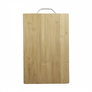 AHŞAP BAMBU KESİM PANOSU METAL KULPLU 20X30X1.7CM (5047)