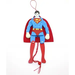 Ahşap Salanan Süperman Figürü Alk1194