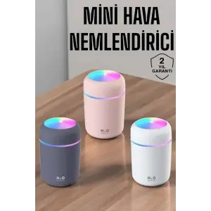 Buharlı Hava Nemlendirici Aromaterapi Renk Değiştirilebilir
