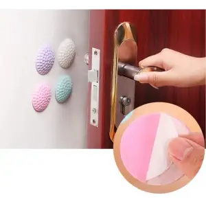 Çok Amaçlı Silikon Kapı Duvar Koruyucu Tampon 4lü Paket (5047)