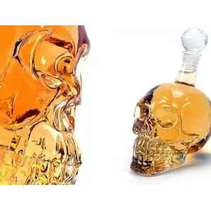 Crystal Head Kuru Kafa Cam Şişe 350 Ml