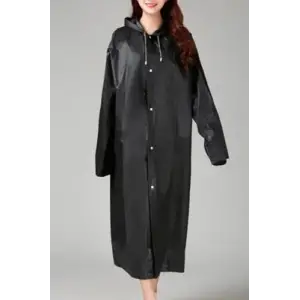 EVA SİYAH PARDESÜ YAĞMURLUK (5047)