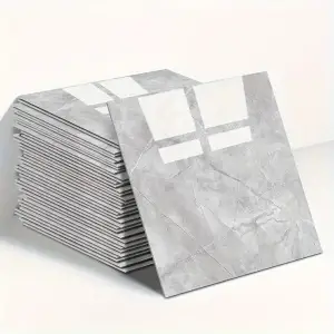 Gri Mermer Desen Duvar Sticker (30*30)