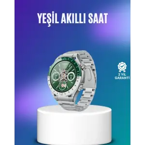 Harita Görüntüleme Özellikli Amoled Akıllı Saat 3 Kayışlı Fitness Takipli