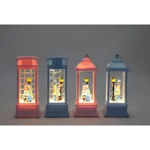 Kış Masalı Işıklı Kar Küresi Alk3394