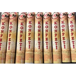 KONFETİ KARNAVAL METALİK RENKLİ 30CM (5047)