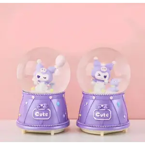 Kuromi Işıklı Müzikli Kar Küresi Orta Boy Alk3118