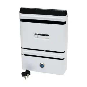 METAL BEYAZ POSTA KUTUSU (5047)