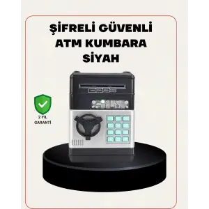 Para Kasası Görünümlü Elektronik Şifreli Kumbara