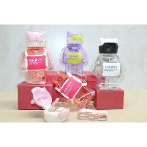 Sevimli 3d Desenli Su Matarası Bpa İçermez Alk3143