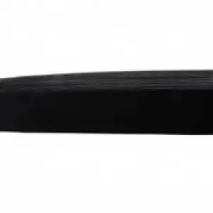 SİYAH - 2.5CM PAÇA LASTİK GENİŞ 10MT. (5047)