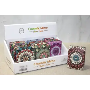 Taşlı El Aynası Dikdörtgen Kalın Alk3743