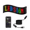16x96 LED Yazı Paneli 60 cm Esnek RGB Işıklı Programlanabilir Ekran