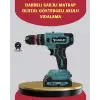 18 Parça Dijital Matkap Seti Çift Bataryalı