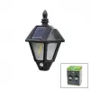 2 PCS  SOLAR - GÜNEŞ ENERJİLİ DUVAR LAMBASI COB LED SENSÖRLÜ= 3 MOD FONKSİYON BAHÇE-BALKON-SOKAK PT-2981 (5047)