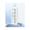 3500w Akım Korumalı 5’li Grup Priz: 5x Usb + 5x Type-c Çıkışlı (2 Metre)