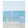 5’li Seyahat Dolum Şişe Seti 30 ml Şeffaf Taşıma Çantalı