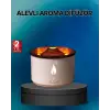 Alev Efektli Buhar Makinesi – Aromaterapi, Nemlendirme ve Işık Modlu Tasarım