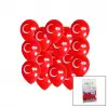BAYRAKLI BALON  10 İNÇ - 26CM - 100PCS (5047)