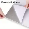 Beyaz Mermer Desenli Alüminyum Plastik Duvar Sticker (30*30)