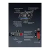 Bt57 Motosiklet Kask Kulaklık Intercom Işıklı Motorsiklet Interkom
