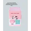 Çocuklar İçin Pembe ATM Görünümlü Elektronik Kumbara