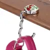 Dekoratif Desenli Masa Kenarı Çanta Askı Aparatı Aleti Askılık (5047)