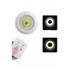 Dolap Işığı Mutfak Rafı Işığı Uzaktan Kumandalı 3 Lü Spot Led Lamba