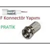 EF VİDA 50 PARÇA  UYDU KONNEKTÖR RG-6-F (5047)