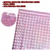 Ekstra Metalize Rose Gold Renk Disko Dikdörtgen Kesim Kapı Perdesi Dekorasyon 1x2 Metre