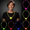 Glow Stick Yıldız Kolye - Glow Kolye - Glow Stick Partisi Yıldız Kolye 6 Adet (5047)