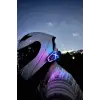 Helmet Graffiti Motor Kask Kulaklık Rgb Modlu Su Geçirmez 6.0 Bluetooth Intercom Yenı Model