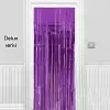 Işıltılı Duvar ve Kapı Perdesi Mor Renk 90x200 cm (5047)