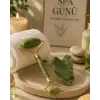 Jade Stone Yüz Bakım Seti Gua Sha ve Roller Masaj Taşı