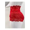 Kırmızı Dantelli Yüksek Bel Külot Venüs-k1011
