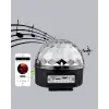 LED Disko Küresi Bluetooth Hoparlörlü Ritimle Senkronize Döner Işıklı