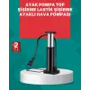 Manuel Ayak Pompası Extra Güçlü Lastik Şişirme Pompası