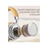 Metal Kulak Üstü Kablosuz Bluetooth Kulaklık Hybrid Anc Type-c Hızlı Şarj Bluetooth 6.0