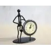 Metal Saatli Saksafon Çalan Müzisyen Alk4335