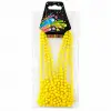 Neon Sarı Boncuk Kolye 80 Cm – Retro 80’ler 90’lar Parti Aksesuarı