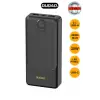 Powerbank Dudao K10Pro 2.4A 20000mAh 2 x USB-A - Siyah (5047)