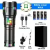 Pro F-3002 Alüminyum Tg Led Gece Şeritli Type-c Şarjlı El Feneri