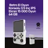 R36S 64 GB Retro Oyun Konsolu – Çoklu Emülatör Desteği, Linux Tabanlı Açık Sistem