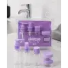 Seyahat Tipi Kozmetik Dolum Şişesi Seti Şeffaf 5 Parça Tasarım