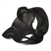 Siyah Renk Lüks Kedi Maskesi 12x13 cm (5047)
