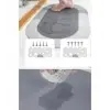 Süper Su Emici Kaymaz Tabanlı Banyo Paspası ( 40x60 )cm