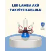 Timsah Kıskaçlı 12V LED Ampul Kamp ve Acil Durum Lambası