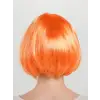 Turuncu Renk Parti Peruğu Küt Saç (5047)