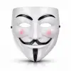 V Mask Premium Vendetta Beyaz Maske (guy Fawkes Stil)